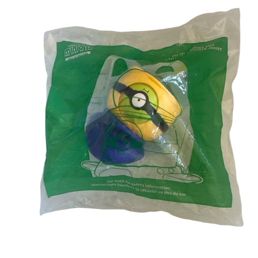 McDonald’s Pilots Stuart Happy Meal Toy 2022 Minions 2 The Rise Of Gru